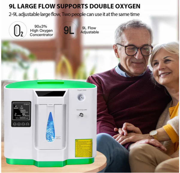 Máy Tạo Oxy Y Tế Tại Nhà Cho Người Bệnh DEDAKJ 9 Lít DE-2AW - ảnh 9