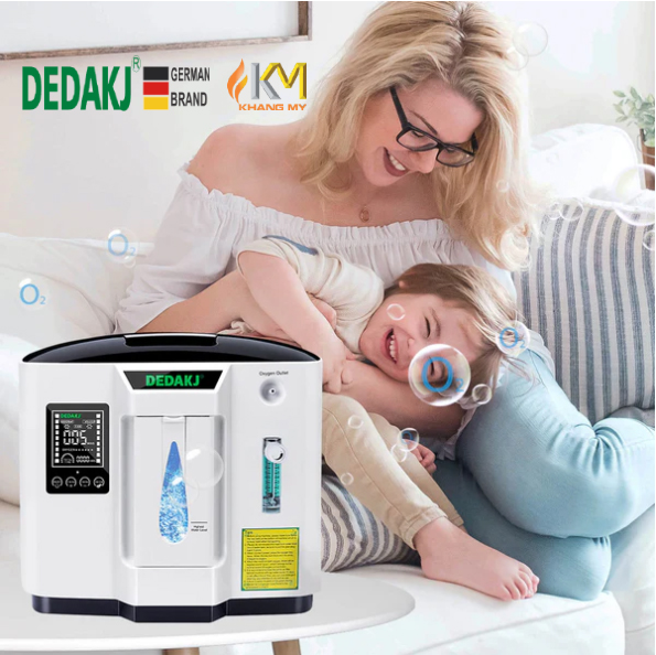 Máy Tạo Oxy Y Tế Tại Nhà Cho Người Bệnh DEDAKJ 7 Lít DE-1A - ảnh 5