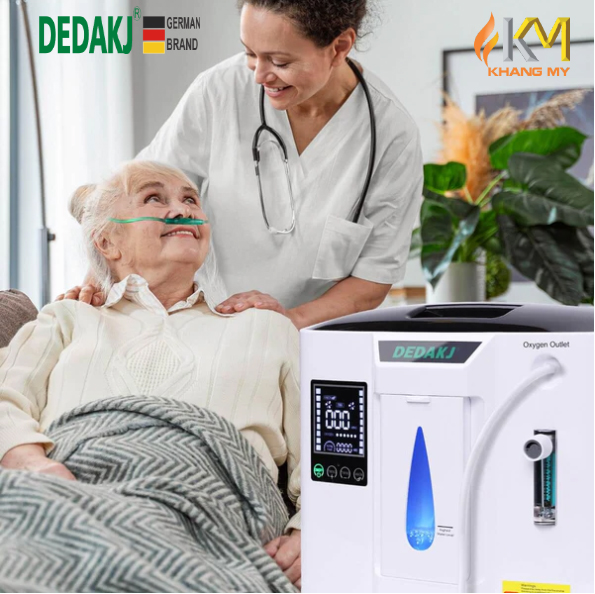 Máy Tạo Oxy Y Tế Tại Nhà Cho Người Bệnh DEDAKJ 7 Lít DE-1A - ảnh 6