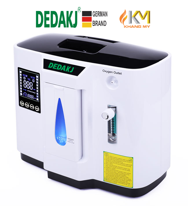 Máy Tạo Oxy Y Tế Tại Nhà Cho Người Bệnh DEDAKJ 7 Lít DE-1A - ảnh 8